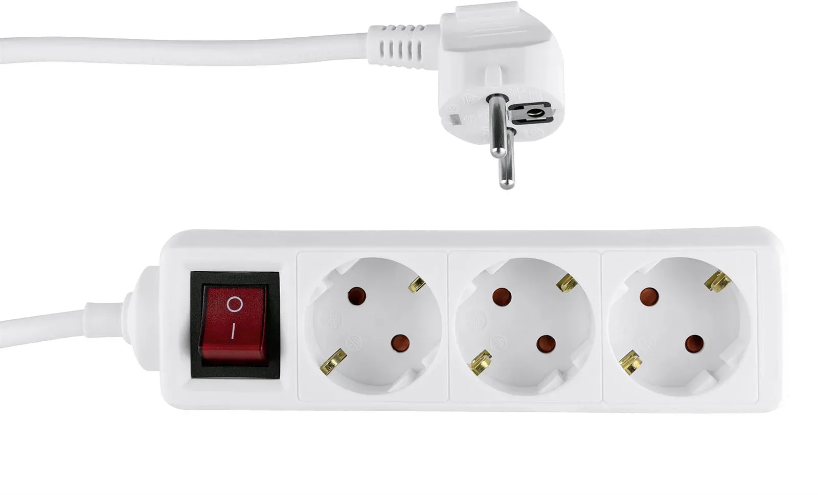 REV - Steckdosenleiste - Wechselstrom 250 V - 3500 Watt - Eingabe, Eingang 2-pol...