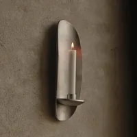 Ferm Living Kerzenhalter Agapé Aluminium Silber