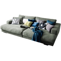 KAWOLA Big-Sofa MADELINE, Stoff od. Cord, versch. Tiefen und versch. Farben grün 290 cm x 86 cm x 170 cm