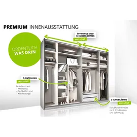 STAUD Schwebetürenschrank Sonett 100 298 x 240 x 68 cm Beige
