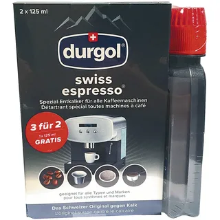 DURGOL Entkalker für Kaffeemaschinen 3 x 125 ml 3er Pack