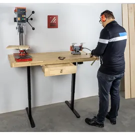 Holzmann Maschinen Hobelbank Holz elektrisch höhenverstellbar 26,5 kg schwarz