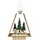 Trendline Deko Aufsteller Holz Weihnachtsdorf 20 X 5 X 32 Cm Grün Weiß Figur