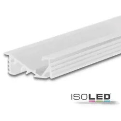 LED Einbauprofil FURNIT6 D zum Einbau in Möbelstücke Aluminium weiß RAL 9003 200cm