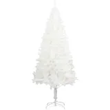 vidaXL Künstlicher Weihnachtsbaum Naturgetreue Nadeln Weiß 150 cm