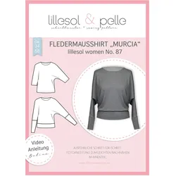 Lillesol Women Papierschnittmuster No. 87 Fledermausshirt Murcia