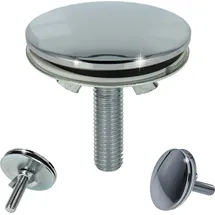 tecuro Hahnlochstopfen Deckrosette Hahnlochdeckel Ø 53 mm Messing verchromt