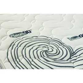 Talamo Italia Einzelmatratze Wilma, Herausnehmbare Matratze aus Memory Foam und Waterfoam, 100% Italy, Anti-milbe und hypoallergen, Cm 80x190h22