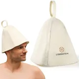 Liebenstein Saunahut für Herren & Damen Unigröße weiß