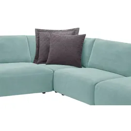 Musterring Ecksofa Lucia ¦ türkis/petrol ¦ Maße (cm): B: 300 H: 81 T: 266.0