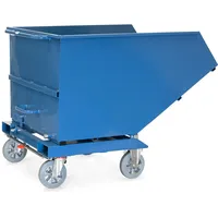 Fetra Fechtel Transportgeräte GmbH Muldenkipper Inh.800l L1458xB1105xH1099mm brillantblau, o.Ablasshahn fetra