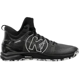 Kempa Attack Mid-Top Handballschuhe mit Michelin Laufsohle schwarz 42.5