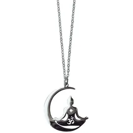Saraswati Halskette Buddha Moon Edelstahl