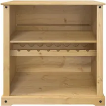 vidaXL Weinschrank Corona 107,5 x 51 x 105,5 cm Braun