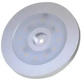 PRO PLUS Aufbauspot 12 LEDs Ø55x5,0mm grau