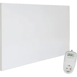 Viesta VIESTA® Infrarot Wandheizung mit Thermostat [inkl. TH10 Thermostat] – Infrarotheizung Wandmontage Heizkörper – Carbon Crystal Infrarotheizung – Paneel Badezimmer geeignet – (modell H600-600W)