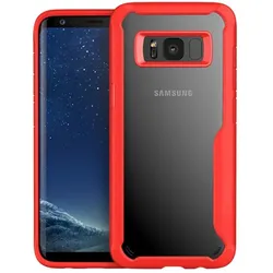 Handy Tasche für Samsung Galaxy S8 Plus Panzer Schutz Hülle Case Cover Rot