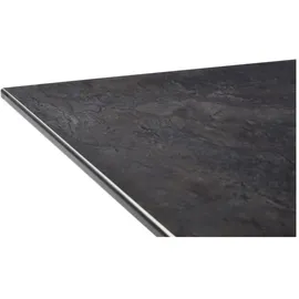 Sieger Tischplatte 160 x 90 cm Kunststoff Anthrazit
