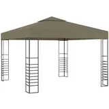 Willood Garten Pavillon Gartenzelt 3x3 m Taupe 180 g/m2