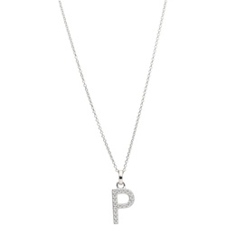 Smart Jewel Kette Buchstabe P mit Zirkonia Steine, Silber 925 Ketten   Silber Damen 