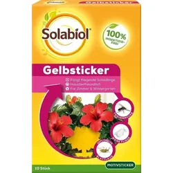 Solabiol Gelbsticker 10 Stück Insektenabwehr Spezialleim ohne Insektizid