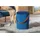 Interlink Sitzhocker Samt 35 x 45 x 35 cm Blau