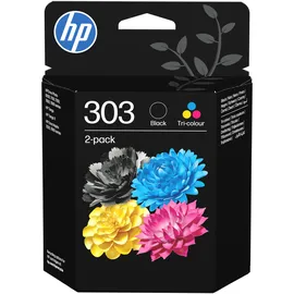 HP 303 schwarz + 303 CMY