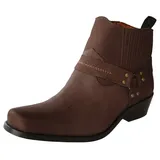 Hollert Cowboy Stiefelette schwarz 45