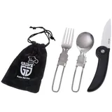 Gräwe Campingbesteck 3-tlg klappbar