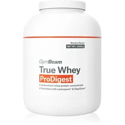 GymBeam True Whey ProDigest Molkenprotein mit Verdauungsenzymen Geschmack Banana 2000 g