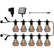 Sirius Home Lichterkette Solar 3 m 10 LED inkl. Starter Kit schwarz