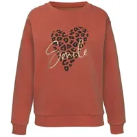LASCANA Sweatshirt Damen rotbraun Gr.32/34