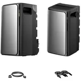 Ecoflow Balkonkraftwerk EcoFlow STREAM Max 1,92 kWh Speicher mit STREAM AC 1,92kWh Akku, (LFP-Akku mit 6 000 Ladezyklen, KI-Smartsteuerung), 1800 W Solareingang (2 MPPT), 1200 W Dual AC-Anschlüsse schwarz