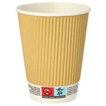 Papstar Trinkbecher Pappe 10 St. Ø 9 cm Natur