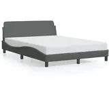 vidaXL Dover 140 x 200 cm Dunkelgrau