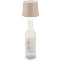 B.K.Licht BRILONER - LED Flaschenlampe kabellos mit Touch, dimmbar,