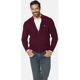 Jan Vanderstorm Strickjacke ONERVA Dunkelrot 4XL