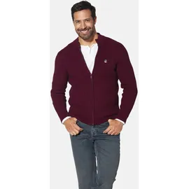 Jan Vanderstorm Strickjacke ONERVA Dunkelrot 4XL