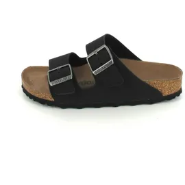 Birkenstock Arizona Vegan Birko-Flor Nubuk schmal schwarz 38