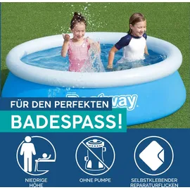 BESTWAY Fast Set Aufstellpool ⌀ 183 x 51 cm Blau