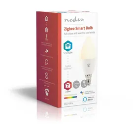 Nedis SmartLife Full Colour LED-Lampe weiß 6500 K E14, 4,9 W, RGB, Zigbee