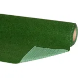 Outsunny Kunstrasen, mit Noppen zur Drainage Balkon, Terrasse, Grün, 400 x 133 x 0,4 cm Aosom