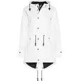 BMS Regenmantel HafenCity Coat SoftSkin 100% wasserdicht weiß Po-bedeckend | 50