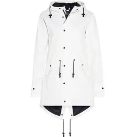 BMS Regenmantel HafenCity Coat SoftSkin 100% wasserdicht weiß Po-bedeckend | 50