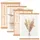 luxuskollektion Posterschiene magnetisch A4 Holz Teakholz 21cm 4 Packungen