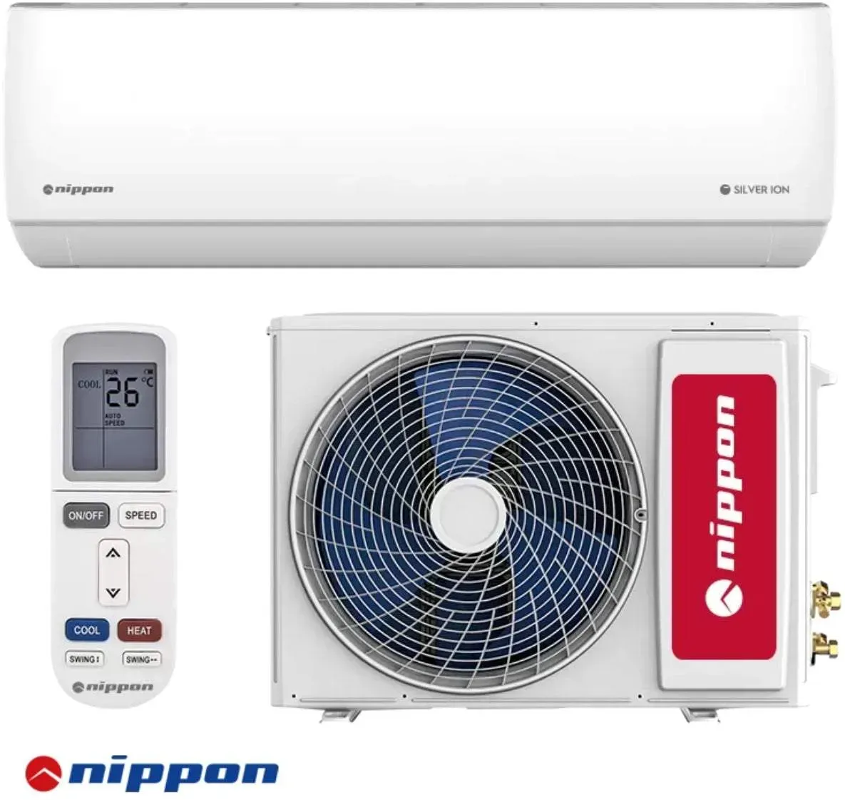 Wechselrichter-Klimaanlage Nippon SILVER ION 2