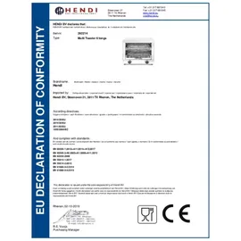 HENDI Multi-Toaster mit 6 Zangen
