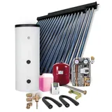 Sunex Solaranlage Paket HP22 7,22m2 Vakuumröhrenkollektor Frischwasserspeicher 300l