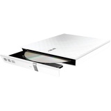 HP ASUS SDRW-08D2S-U Lite externer Slim DVD Brenner (8x DVD±R, 6x DVD±R DL, 5x DVD-RAM, USB 2.0) inkl. Cyberlink Power2Go, weiß