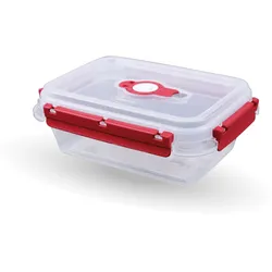Bestlivings Frischhaltebox mit Deckel - Fresh System 0,9 Liter - Lunchbox - Rot